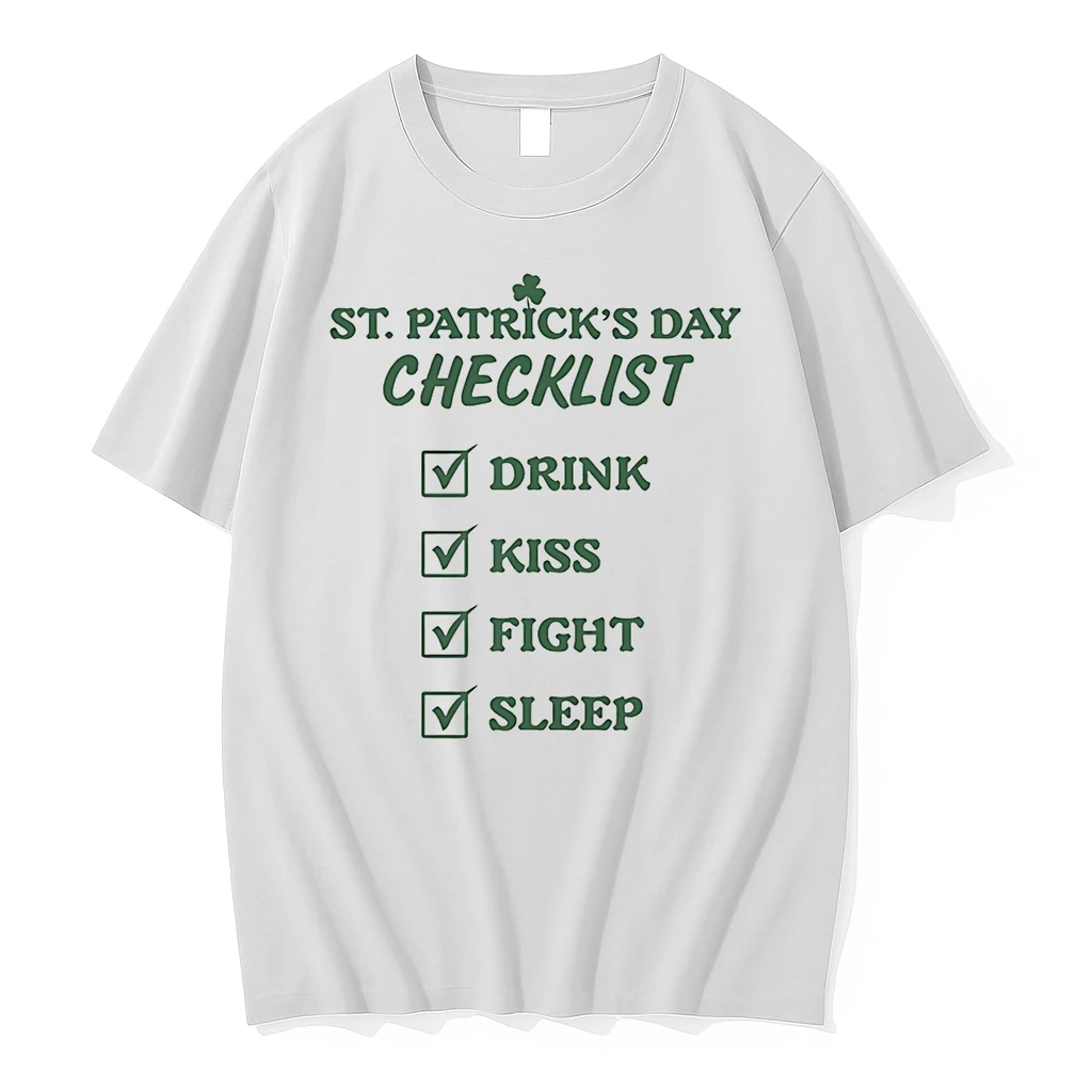 St Patricks Day Checklist Shirts
