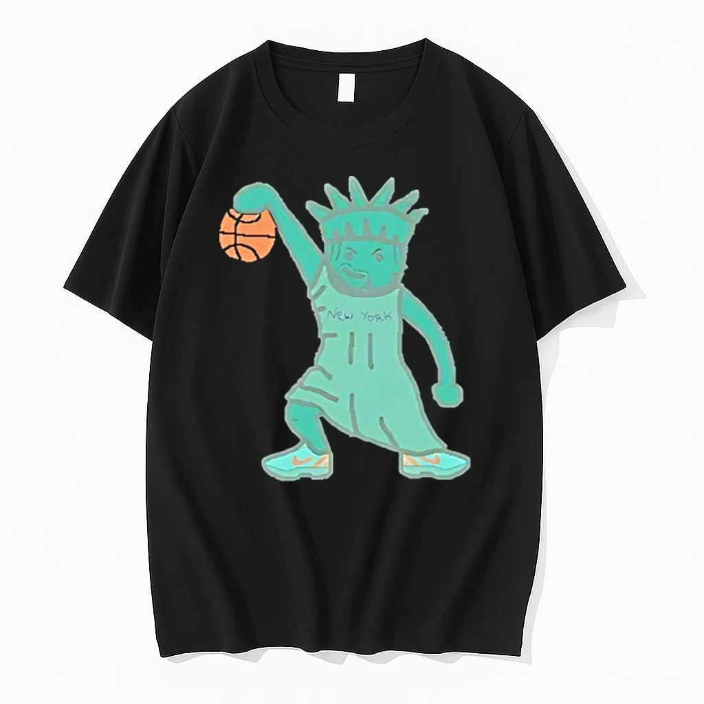 Statue Of Liberty Of Jalen Brunson Caricature Shirts