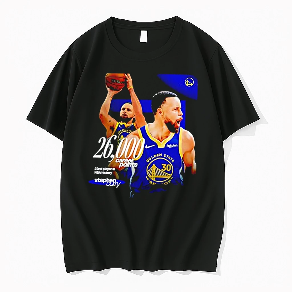 Stephen Curry Gsw 26000 Career Points 22nd Player In Nba History Shirts