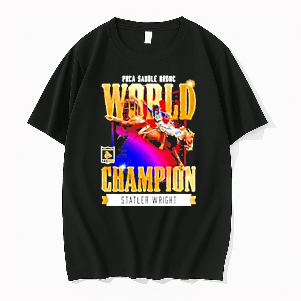 Stetson Wright Nfr 2025 Prca Saddle Bronc World Champion Shirts