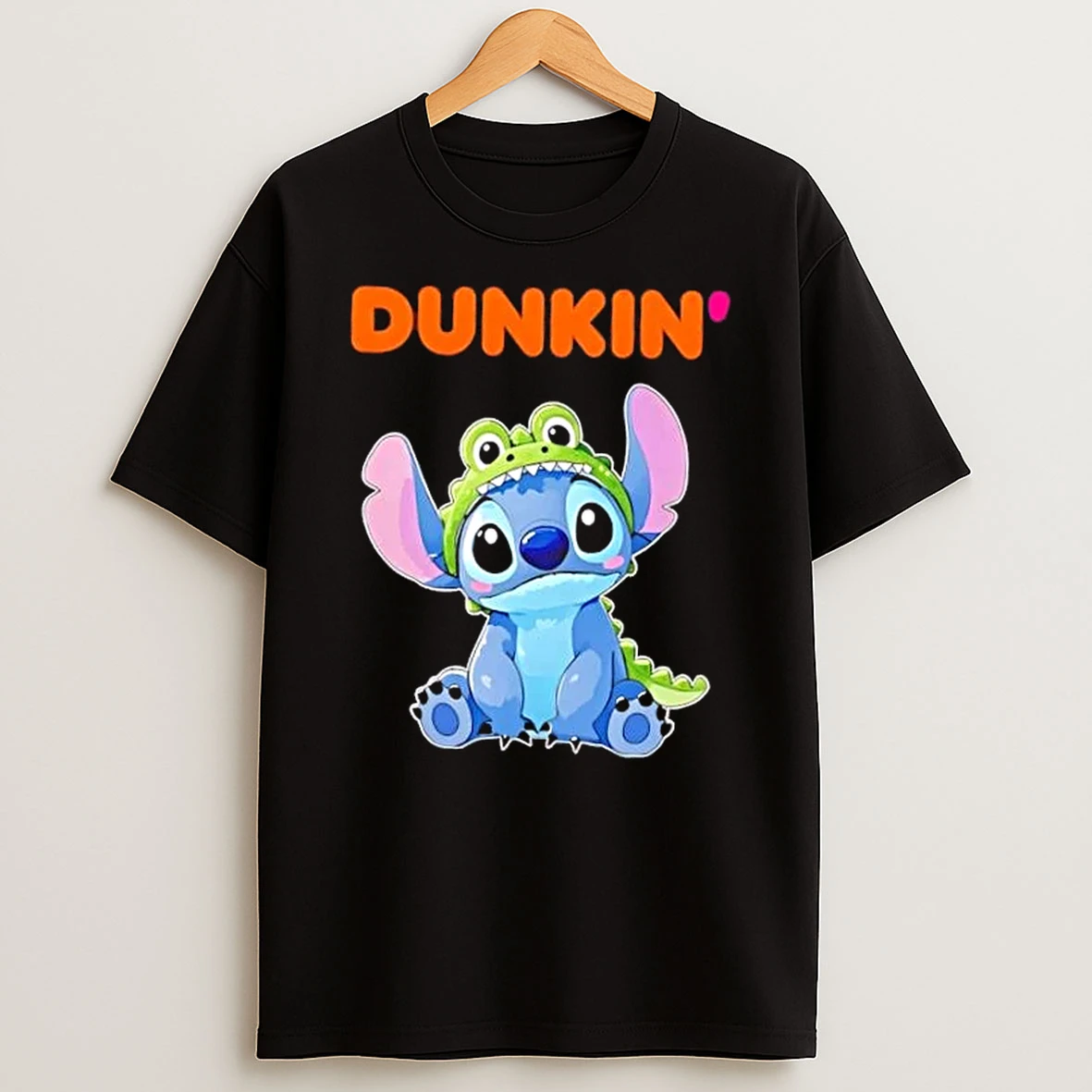Stitch Cosplay Crocodile X Dunkin Donuts Shirts