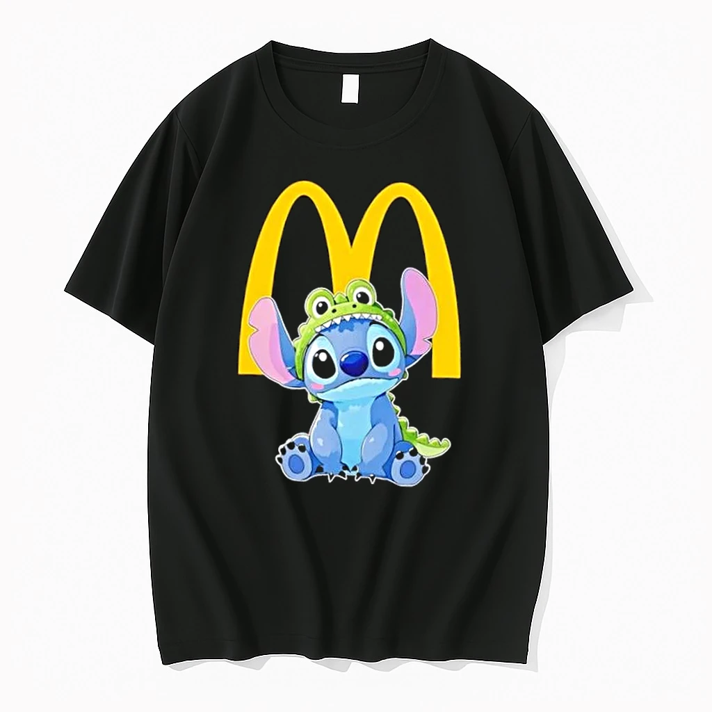 Stitch Cosplay Crocodile X Mcdonalds Shirts