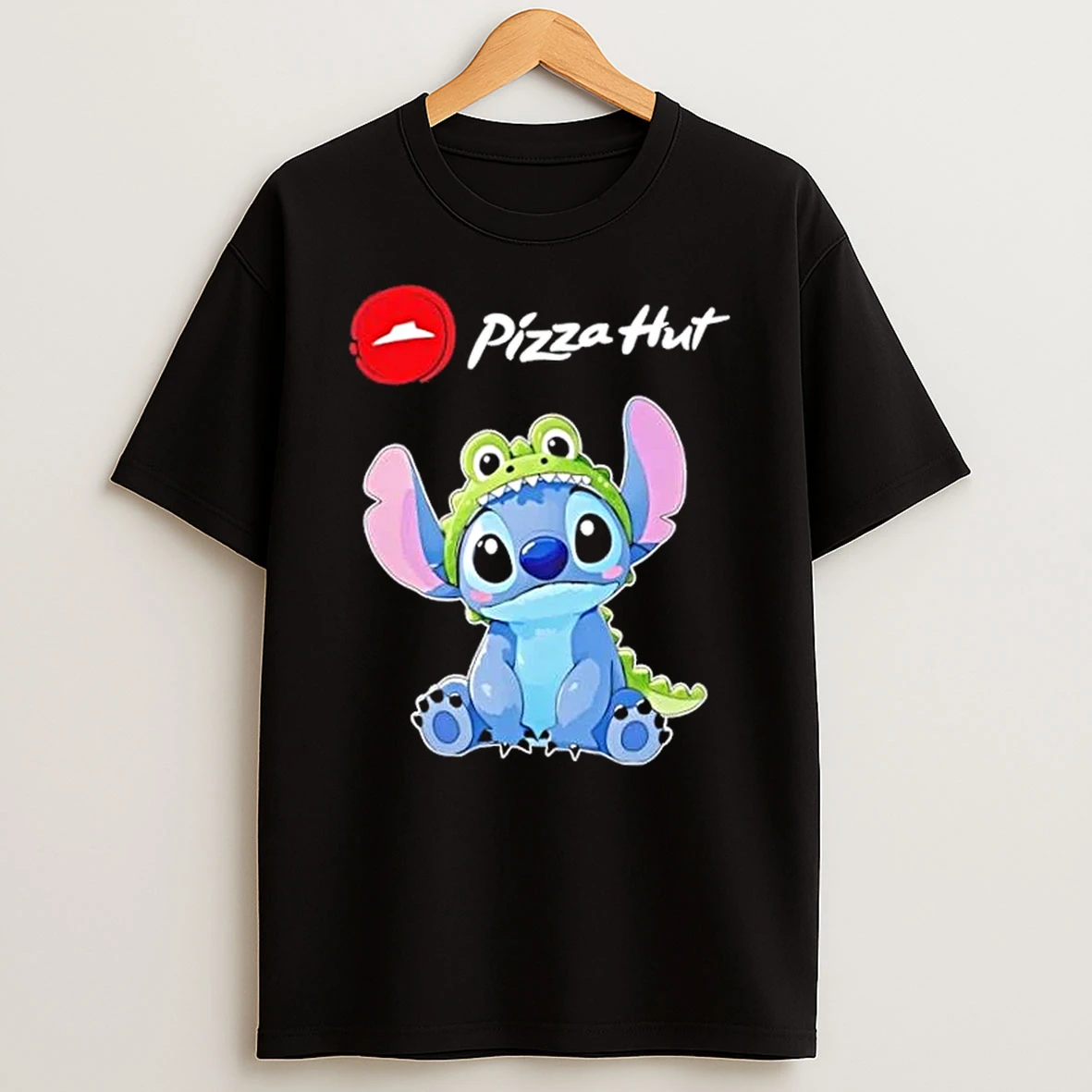Stitch Cosplay Crocodile X Pizza Hut Shirts