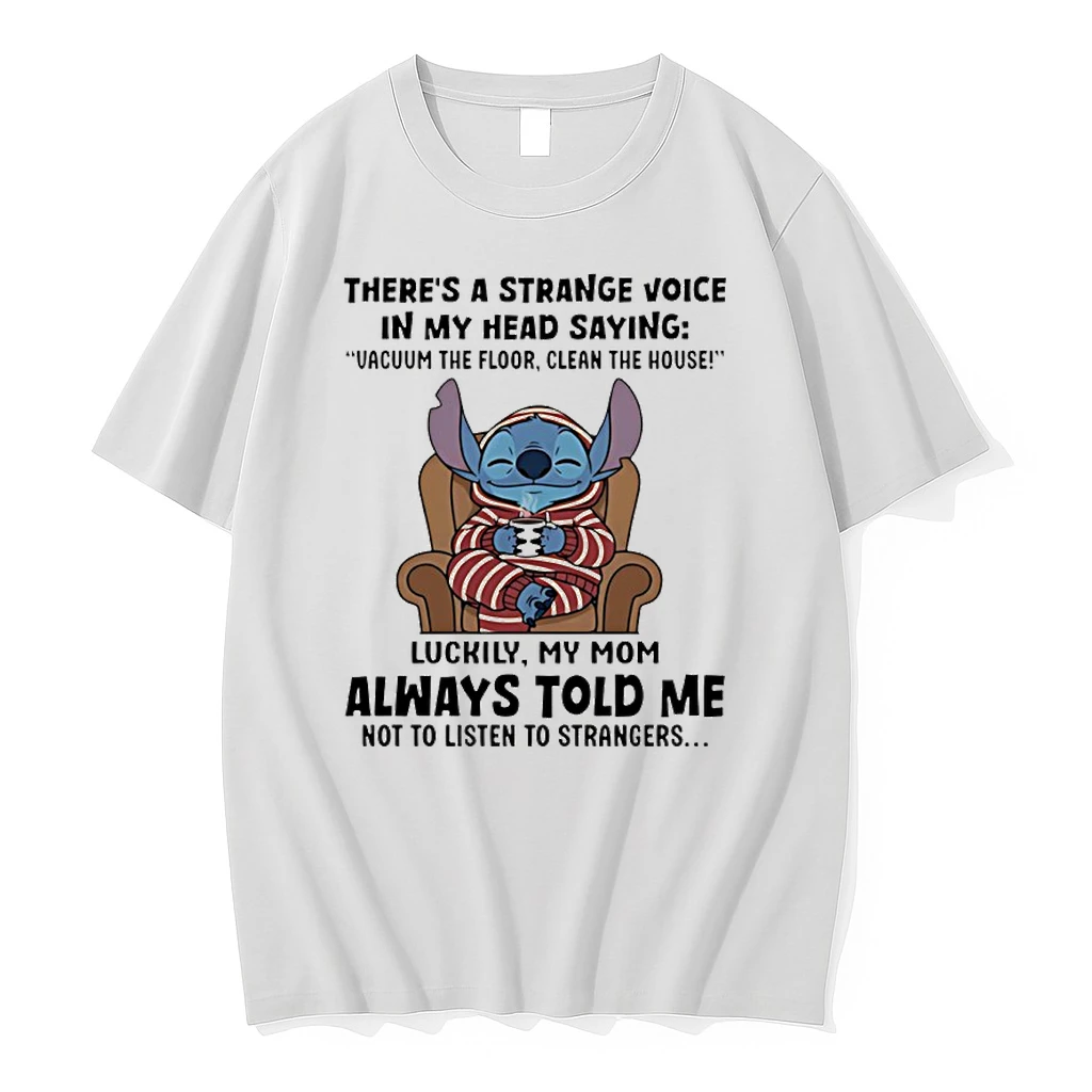 Stitch Theres A Strange Voice In My Head Saying Vacuum The Floor Shirts