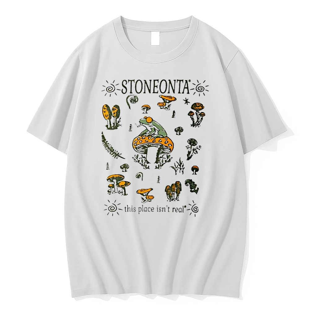 Stoneonta This Place Isnt Real Frog Graphic Shirts