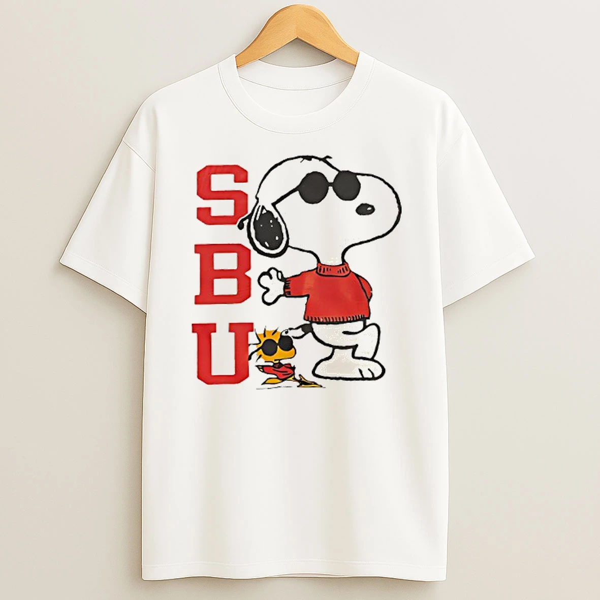 Stony Brook University Snoopy Joe Cool And Woodstock Bundle Shirts