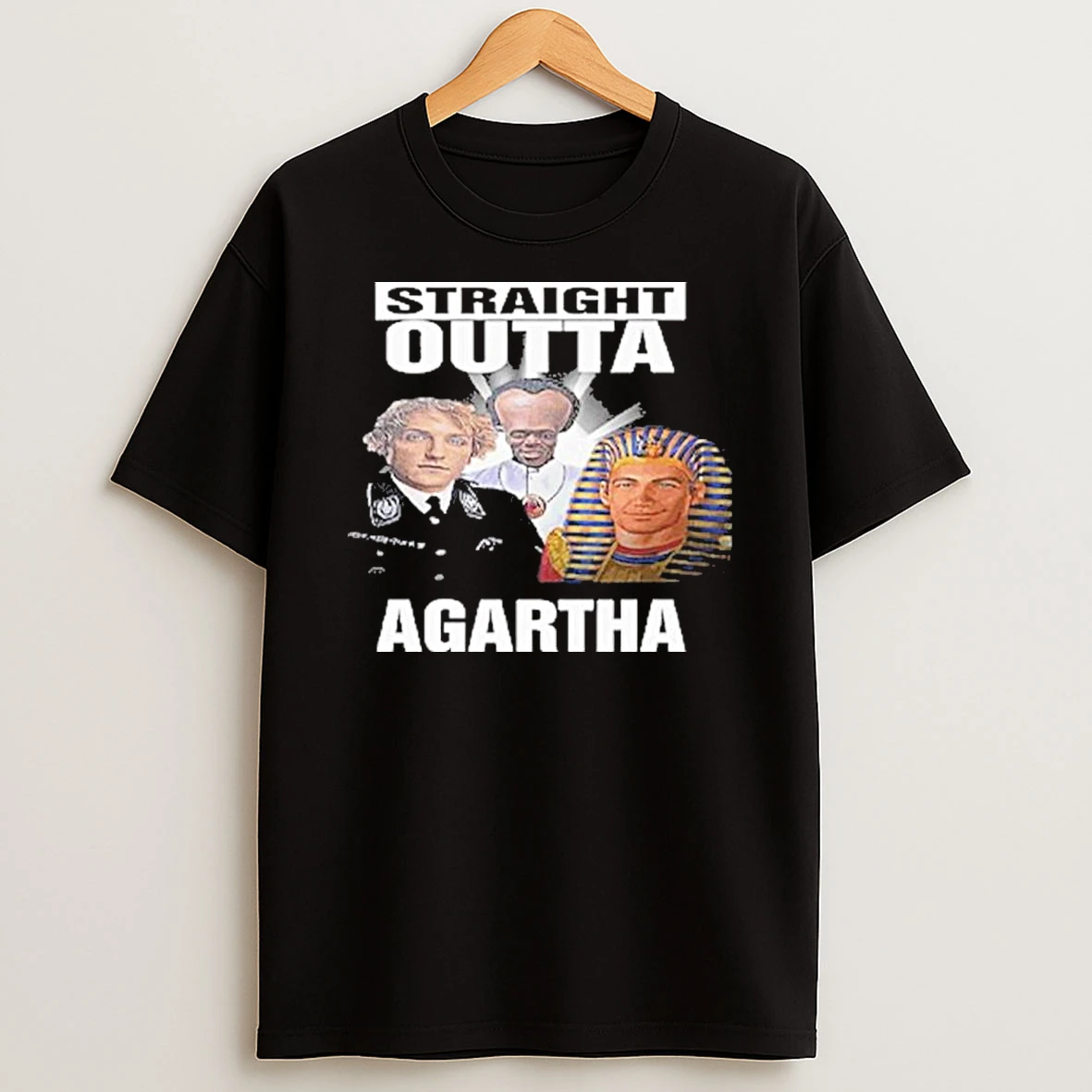 Straight Outta Agartha History Conspiracy Ancient Civilization Parody Shirts