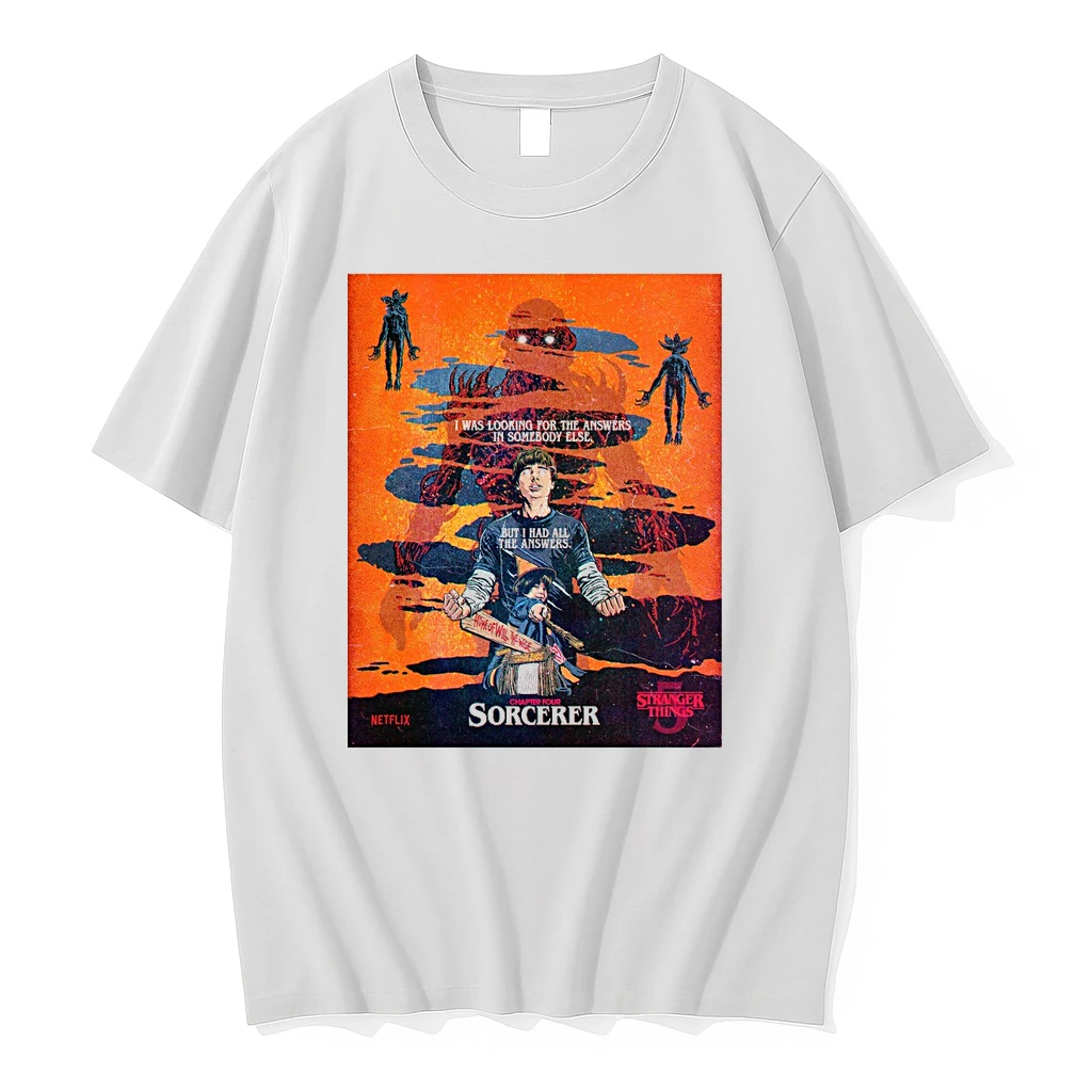 Stranger Things 5 Chapter Four Sorcerer I Was Looking For The Answers In Somebody Else Shirts