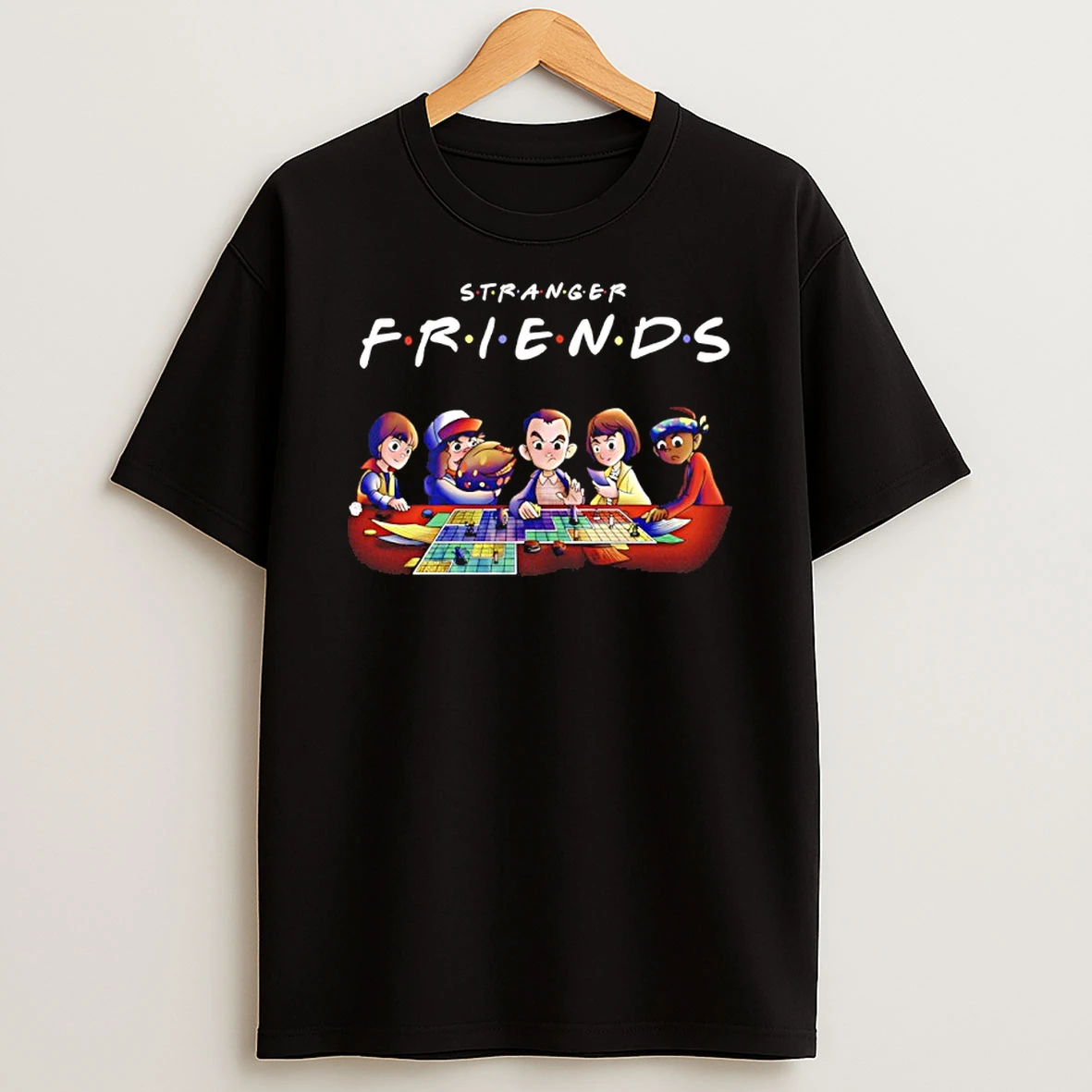 Stranger Things Friends 80s Shirts