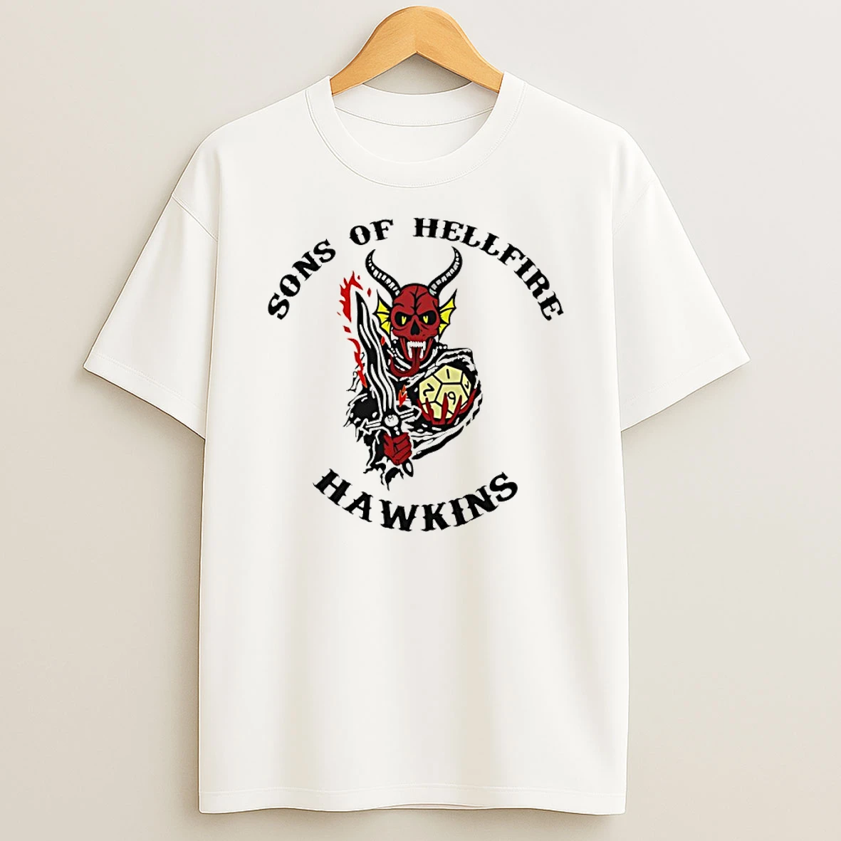 Stranger Things Hellfire Club Sons Of Hellfire Hawkins Shirts