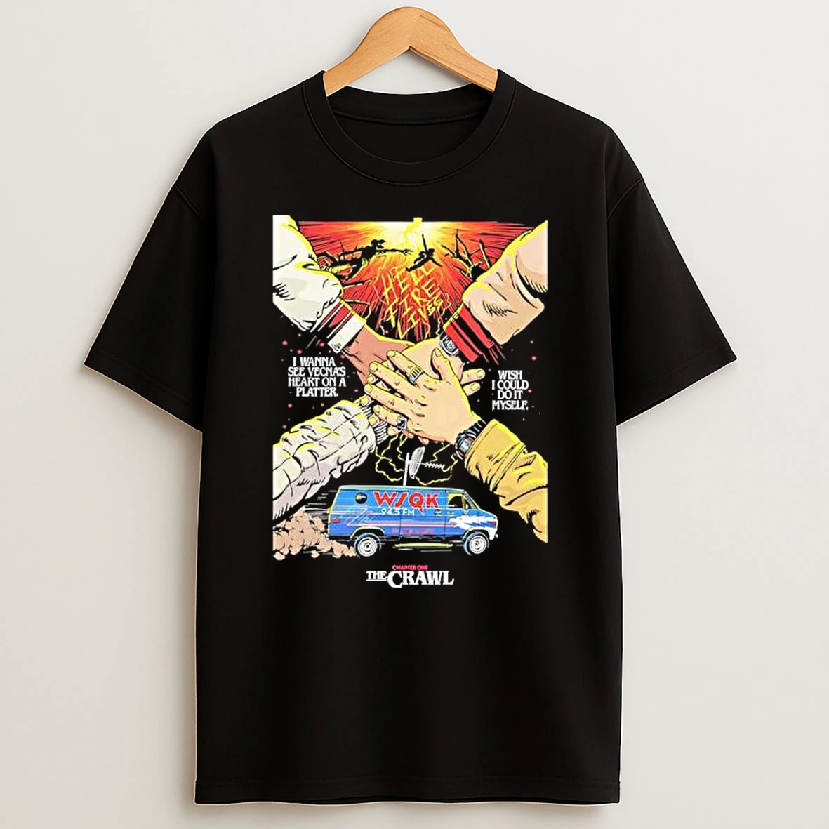 Stranger Things Season 5 X Butcher Billy The Crawl Graphic Shirts
