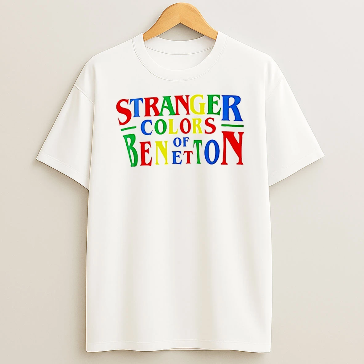 Stranger Things Stranger Colors Of Benetton Shirts