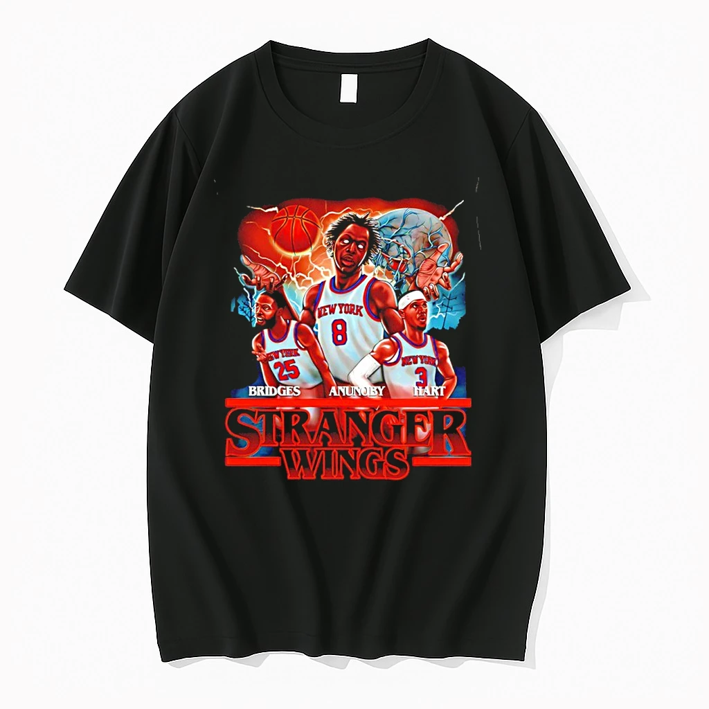 Stranger Wings Stranger Thing Bridges Anunoby Hart Ny Knicks Shirts