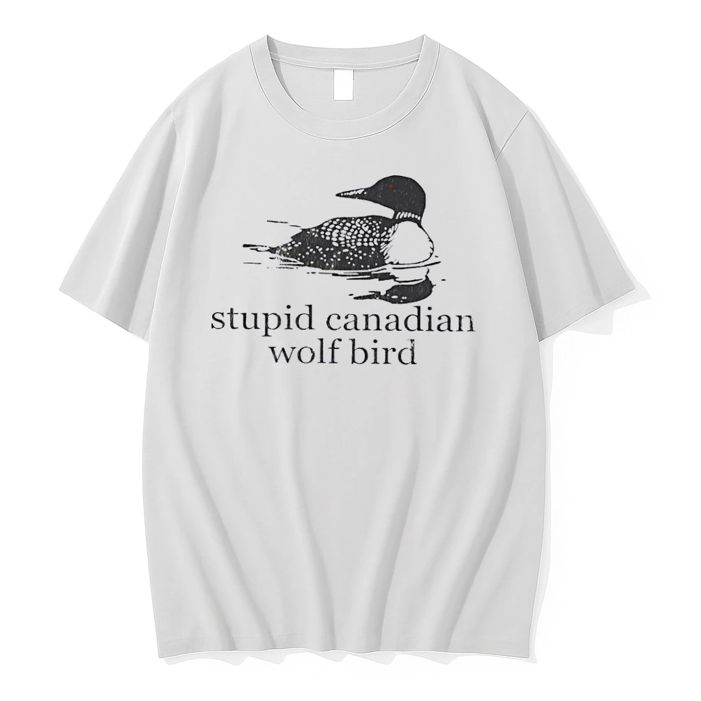 Stupid Canadian Wolf Bird Hockey Romance Lgbt Shirts