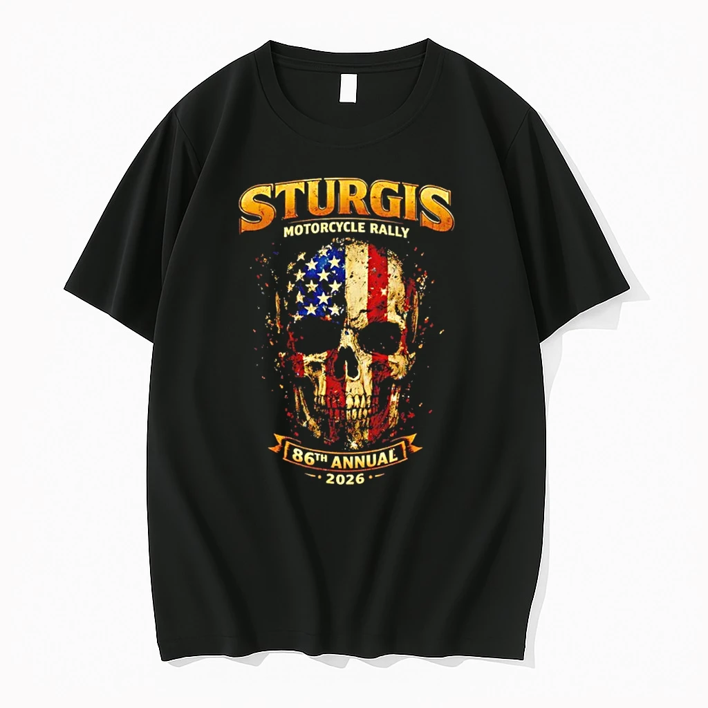 Sturgis American Flag Skull 86th Anniversary 2026 Shirts