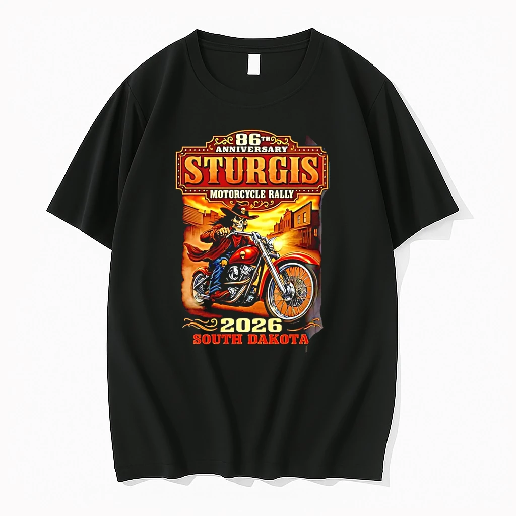 Sturgis Motorcycle Rally Midnight Rider 86th Anniversary 2026 Shirts