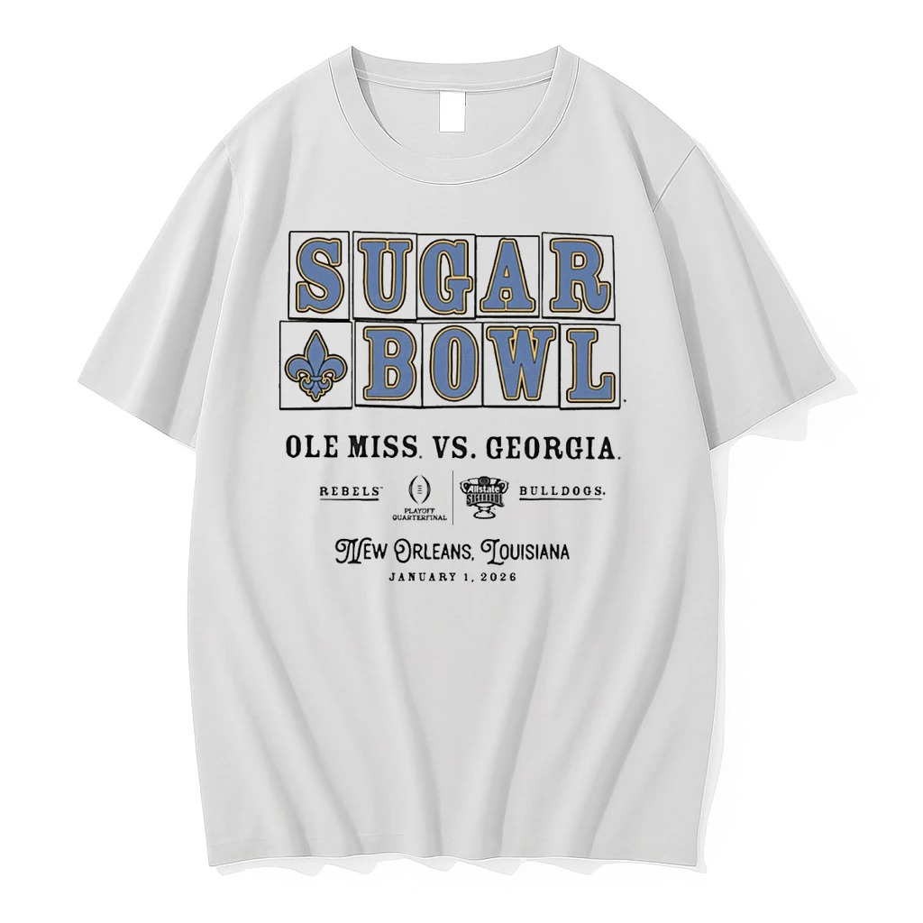 Sugar Bowl All State Ole Miss Rebels Vs Georgia Bulldogs New Orleans Louisiana January 1 2026 Shirts