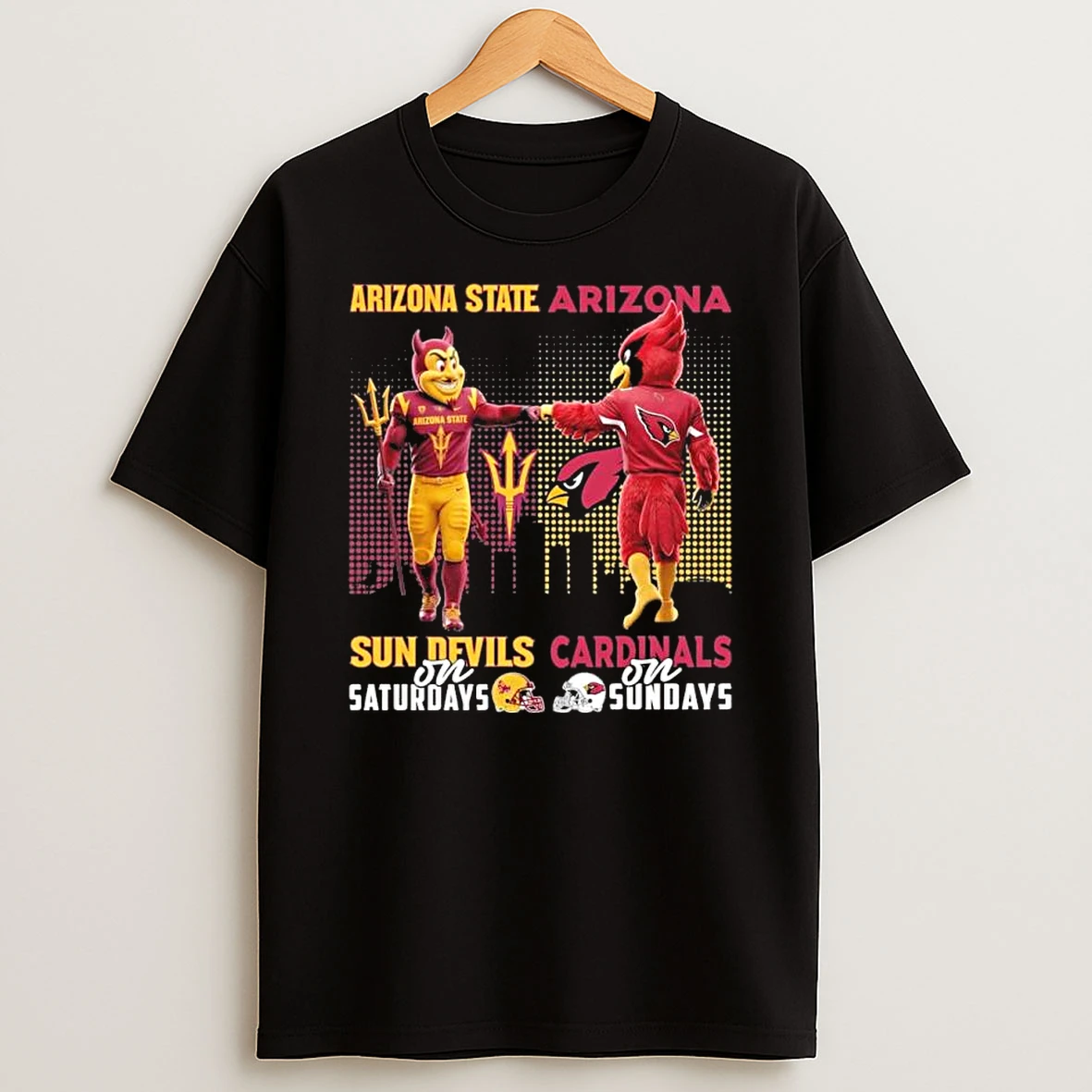Sun Devils Vs Cardinals Mascot On Saturdays And On Sundays Shirts