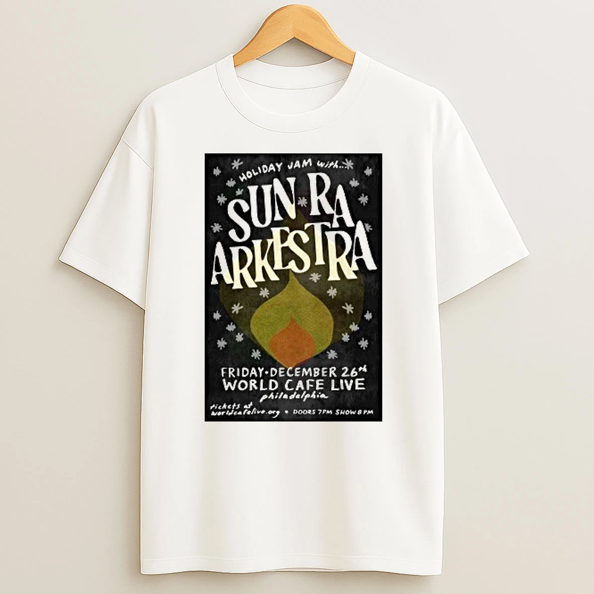 Sun Ra Arkestra 12 26 2025 Philadelphia Pa Shirts
