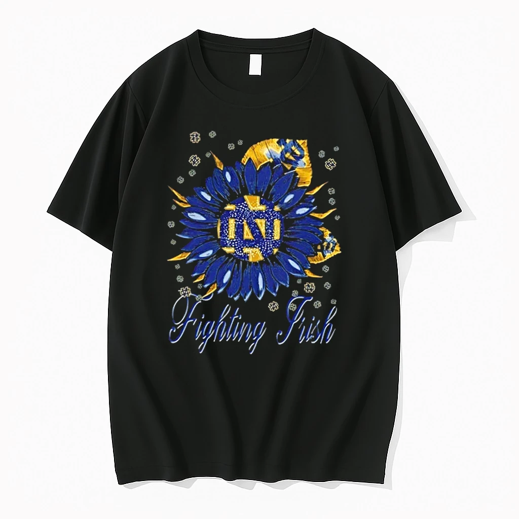 Sunflower X Notre Dame Fighting Irish Football Logo Shirts