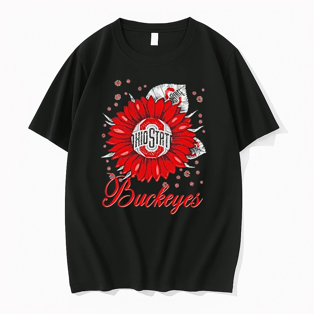 Sunflower X Ohio State Buckeyes Football Logo Shirts