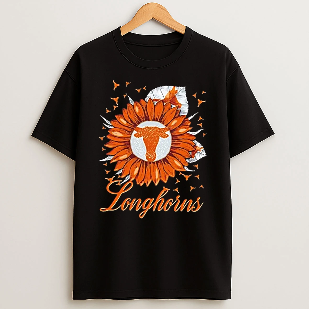 Sunflower X Texas Longhorns Football Logo Shirts