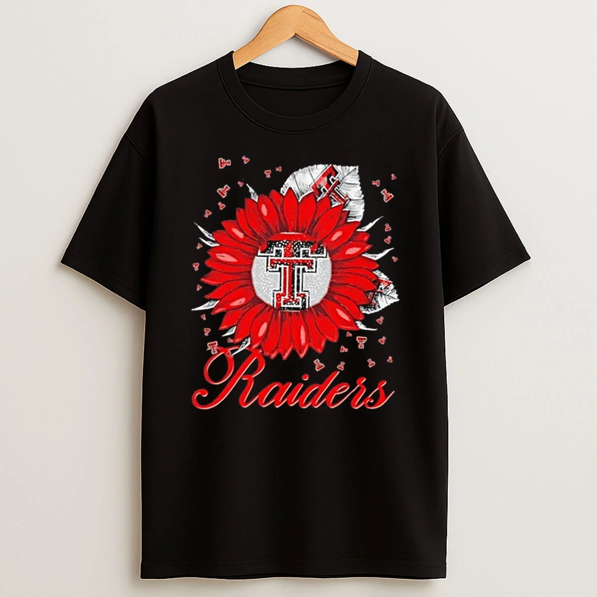 Sunflower X Texas Tech Red Raiders Football Logo 1 Shirts