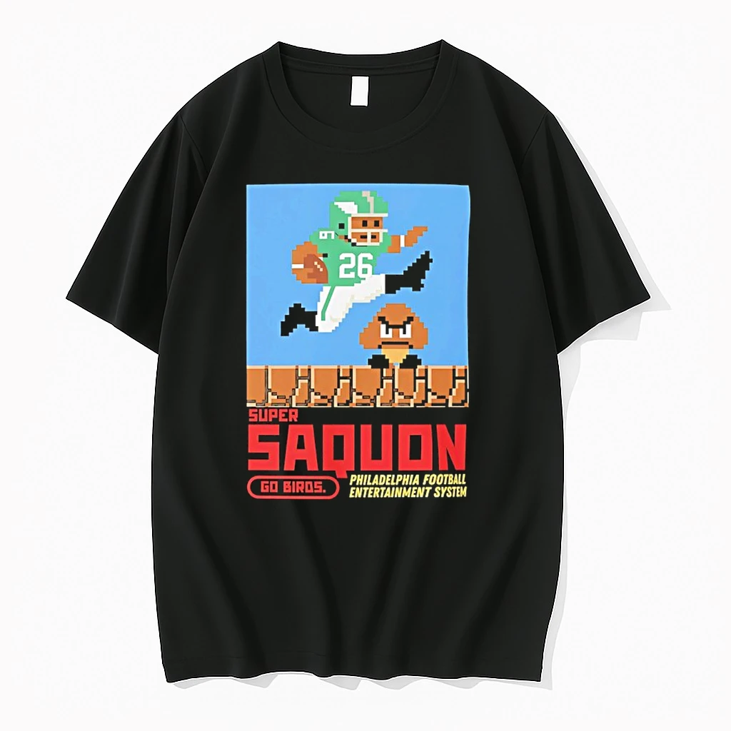 Super Saquon Philadelphia Eagles Entertainment System 8 Bit Shirts