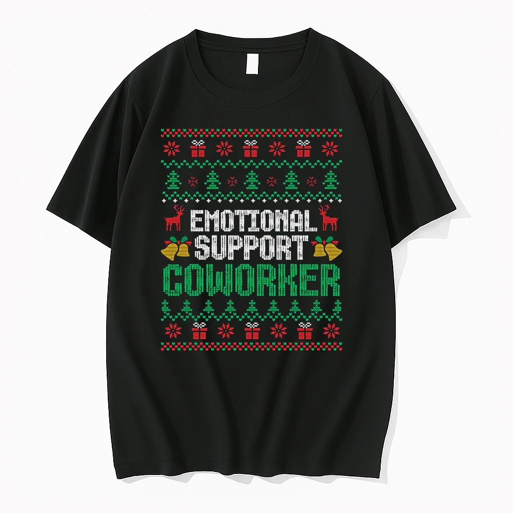 Support Coworker Ugly Christmas Shirts