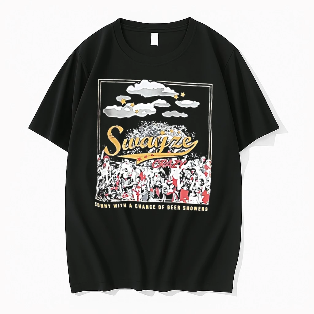 Swayze Crazy Sunny With A Chance Of Beer Showers Shirts