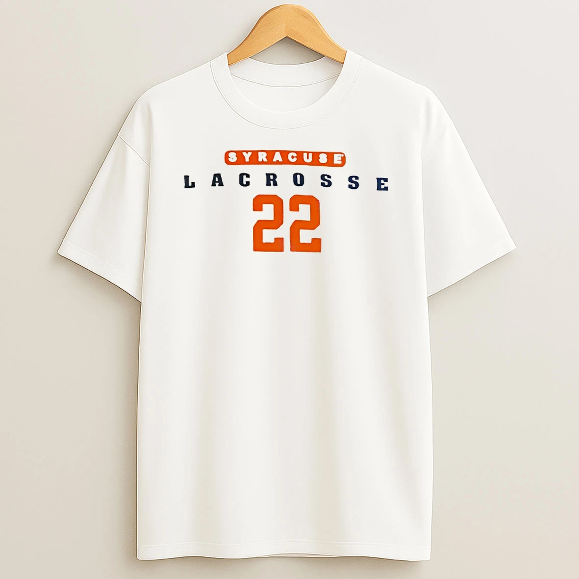 Syracuse Lacrosse Number 22 Shirts