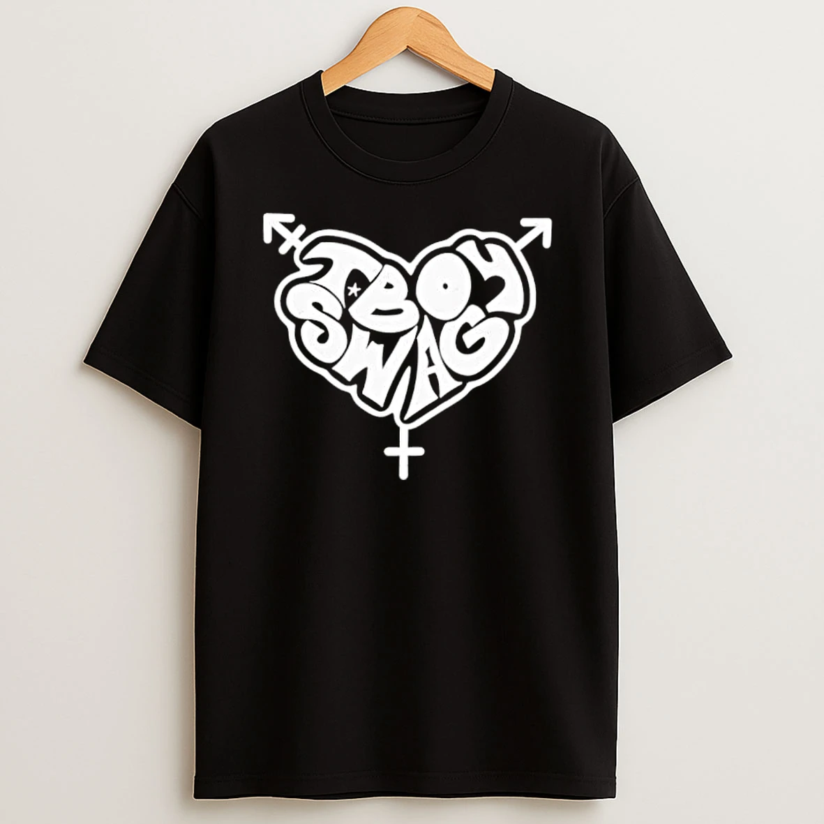 T Boy Swag Heart Shirts