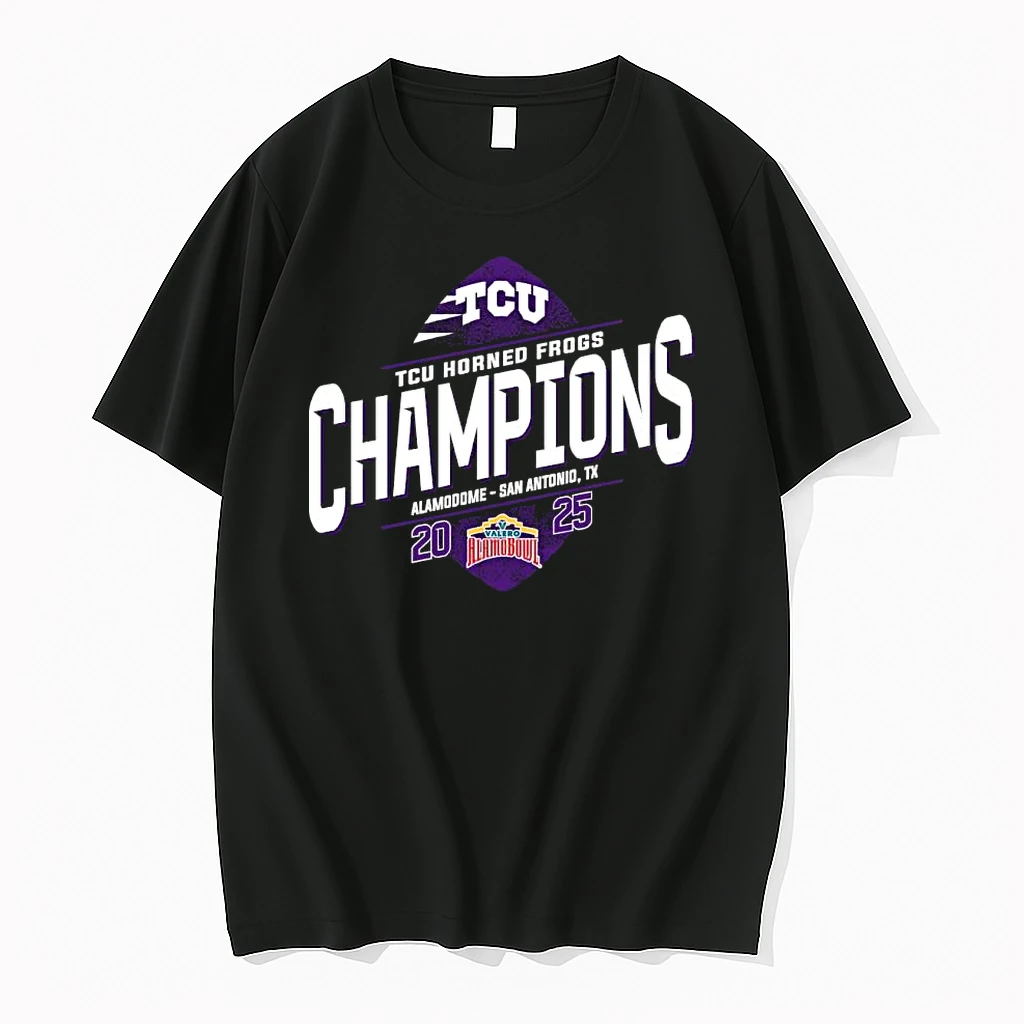 Tcu Football 2025 Alamo Bowl Champions Shirts