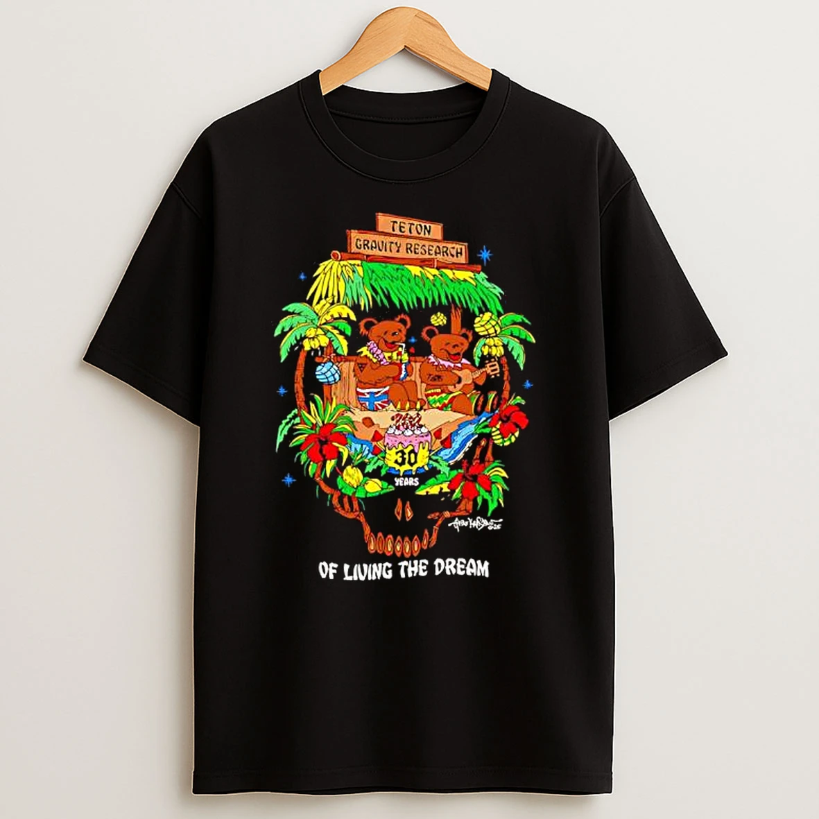 Tgr X Grateful Dead 30 Years Of Living The Dream Shirts