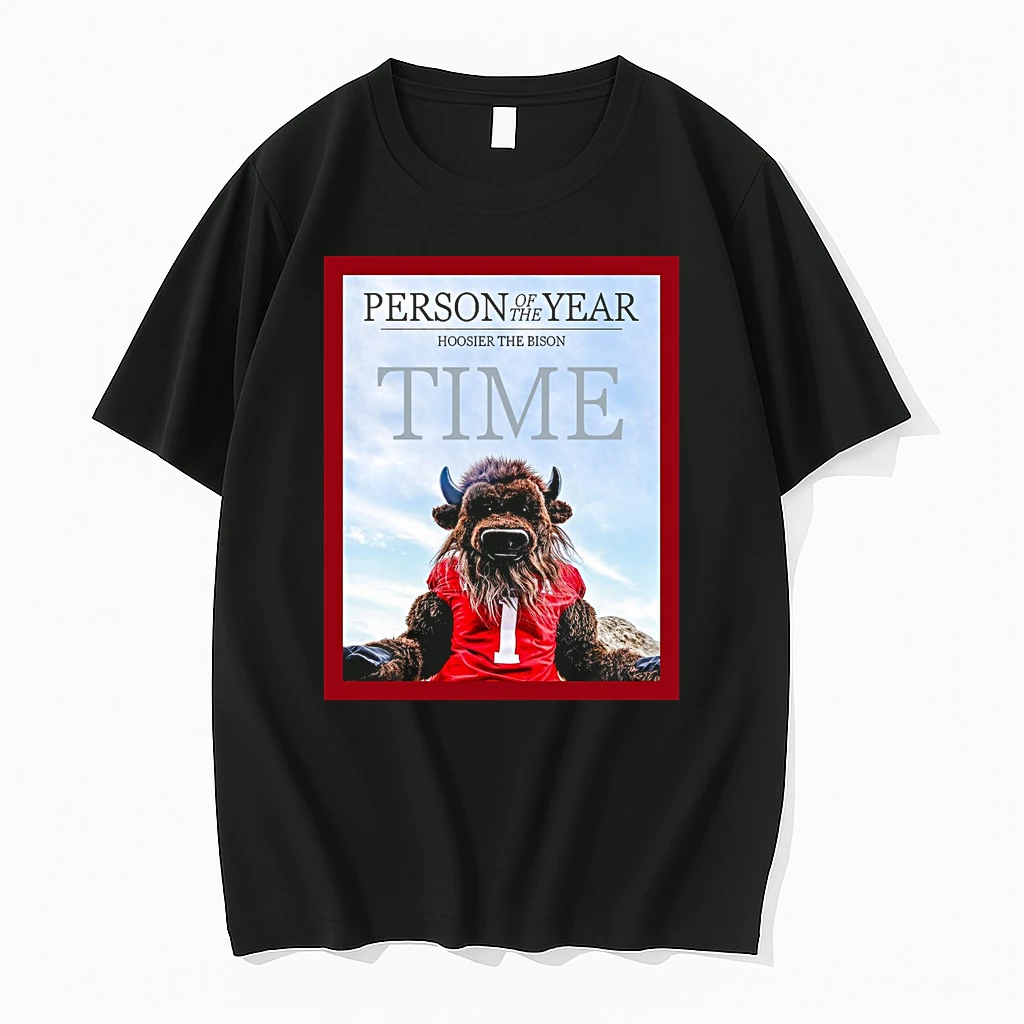 Time Hoosier The Bison Person Of The Year Mascot 2025 Shirts