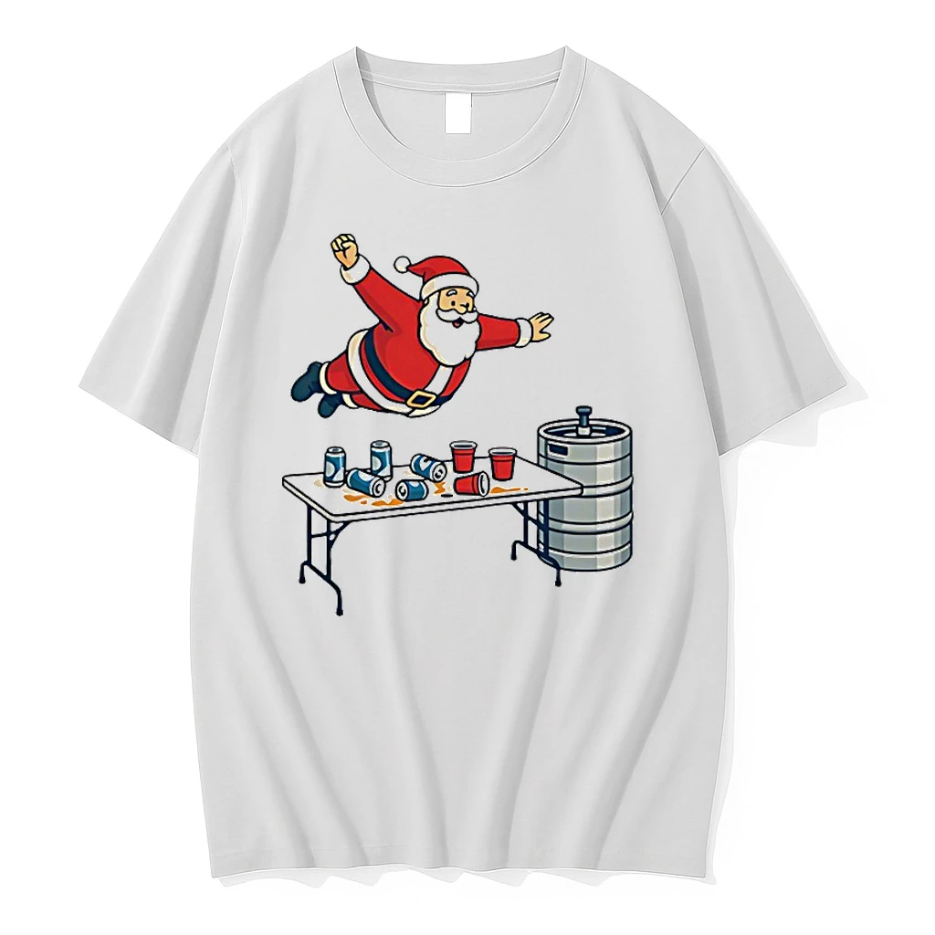 Table Dive Santa Christmas Shirts