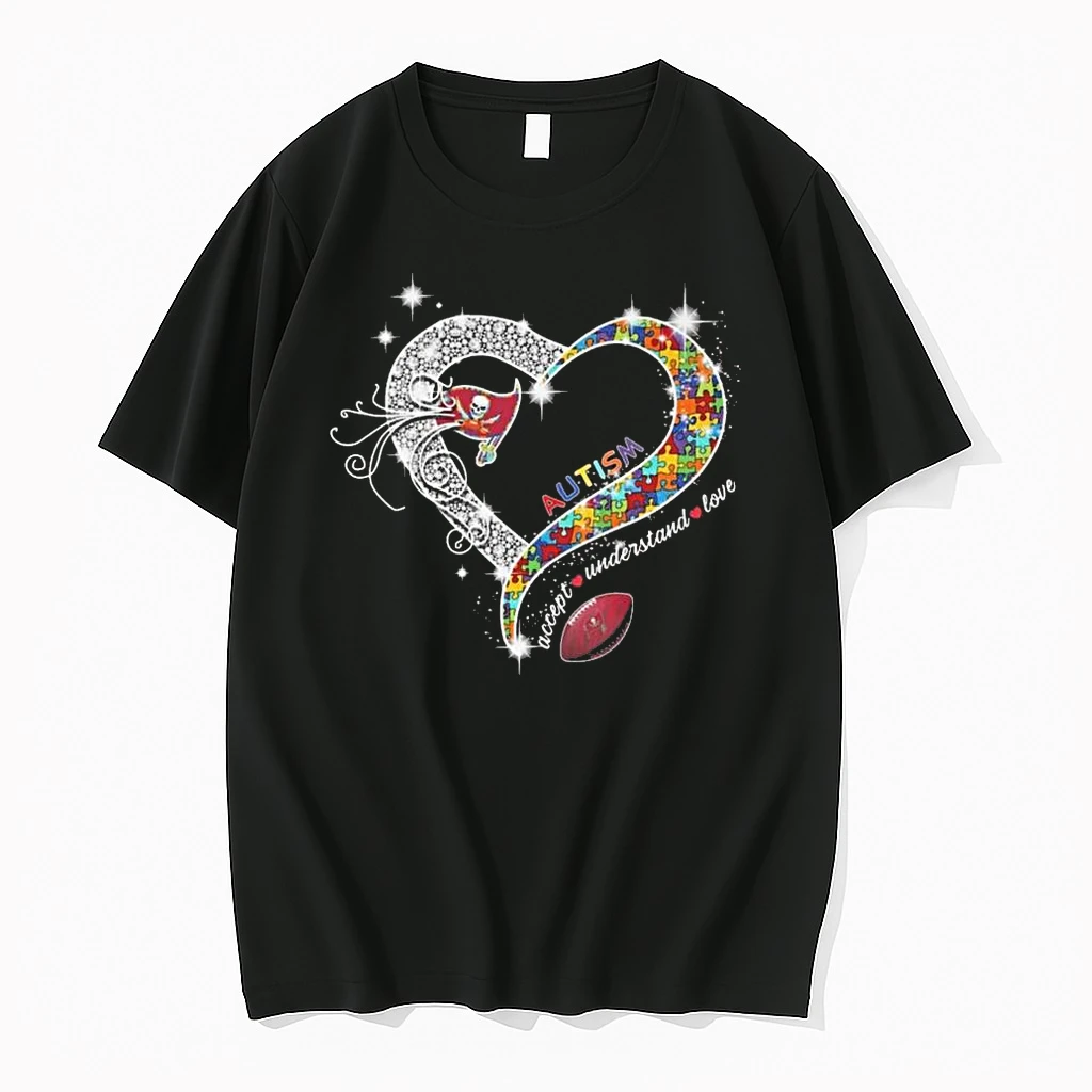 Tampa Bay Buccaneers Accept Understand Love Autism Diamond Heart 2026 Shirts