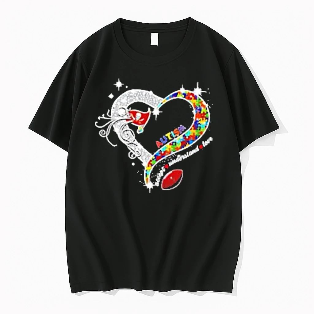 Tampa Bay Buccaneers Diamond Autism Accept Understand Love Shirts