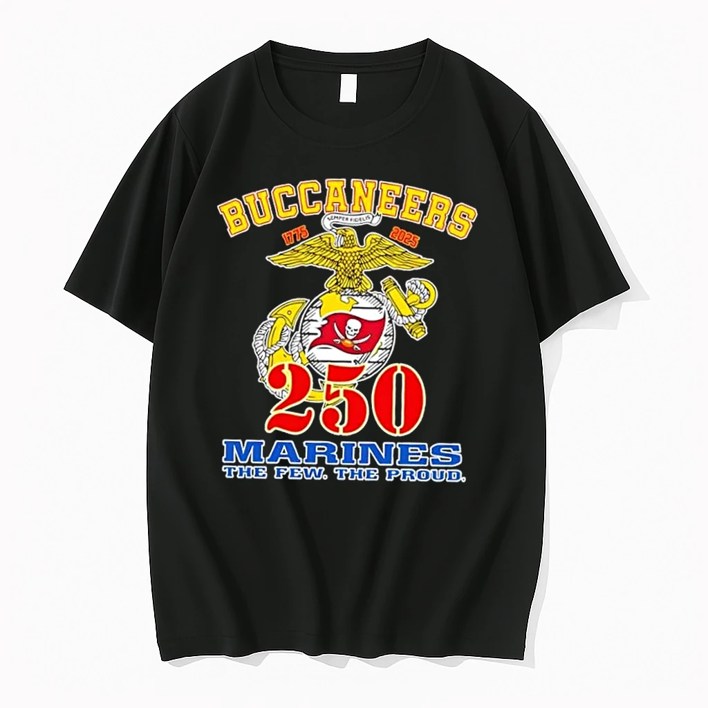 Tampa Bay Buccaneers X U S M C 250th Birthday Celebration Shirts