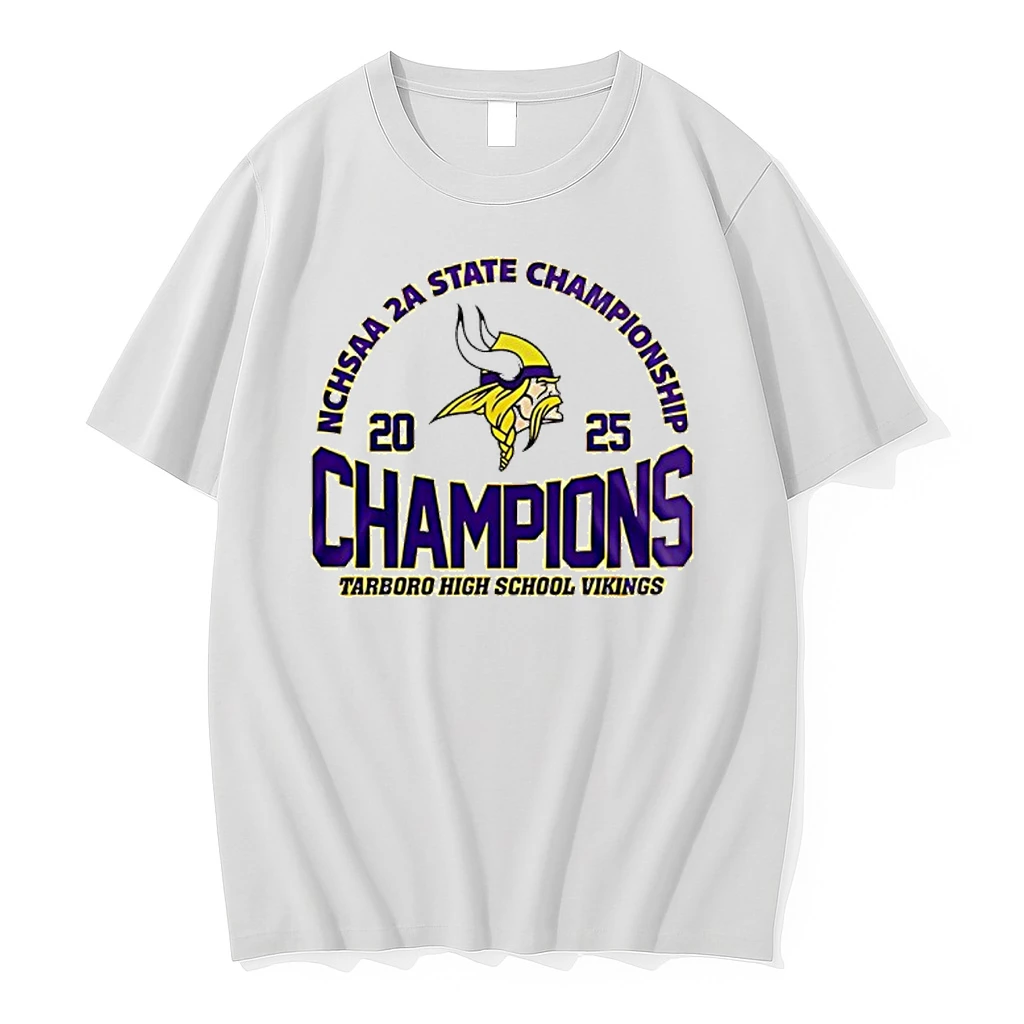 Tarboro Vikings Celebrate 5a State Champions 2025 Shirts