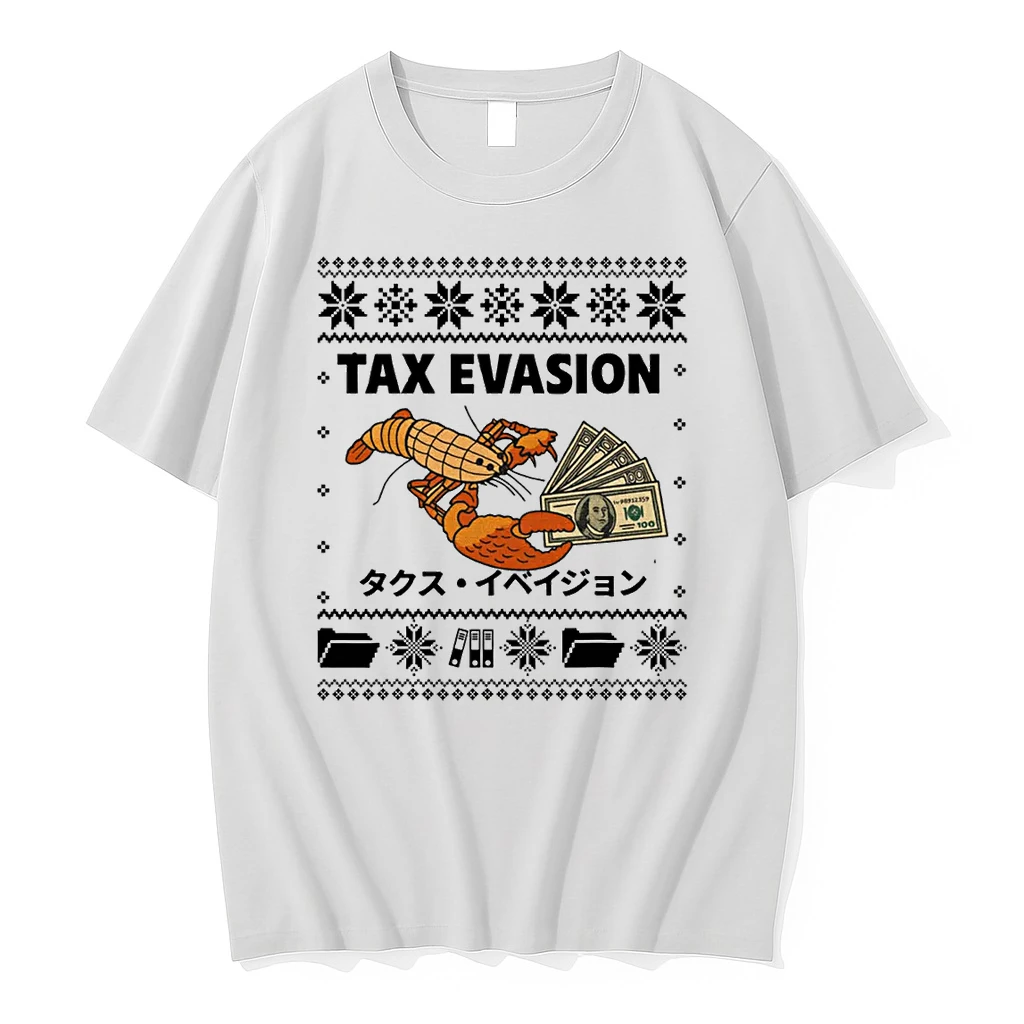 Tax Evasion Christmas Ugly Lobster Meme Shirts