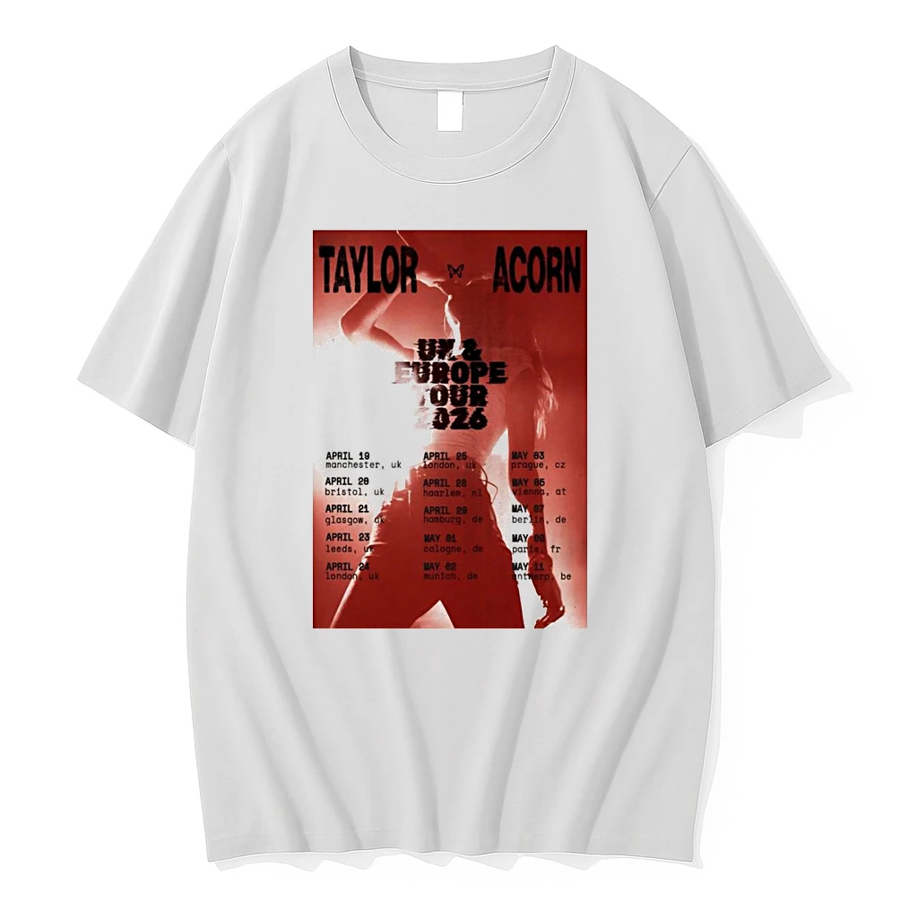 Taylor Acorn Uk And Europe 2026 Shows Shirts