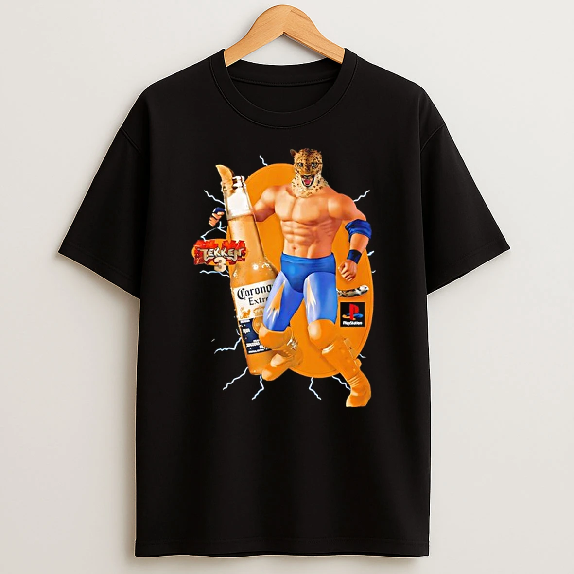 Tekken 3 Kng Rna Corona Extra Beer Graphic Shirts