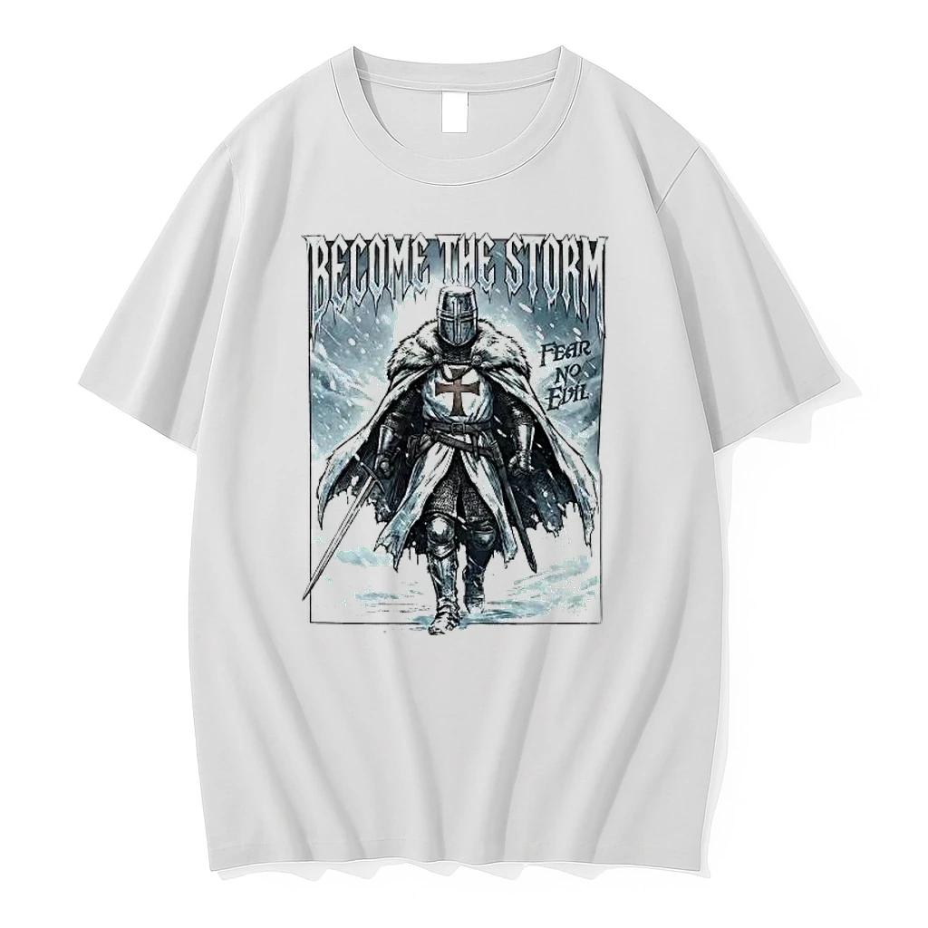 Templar Become The Storm Fear No Evil Shirts