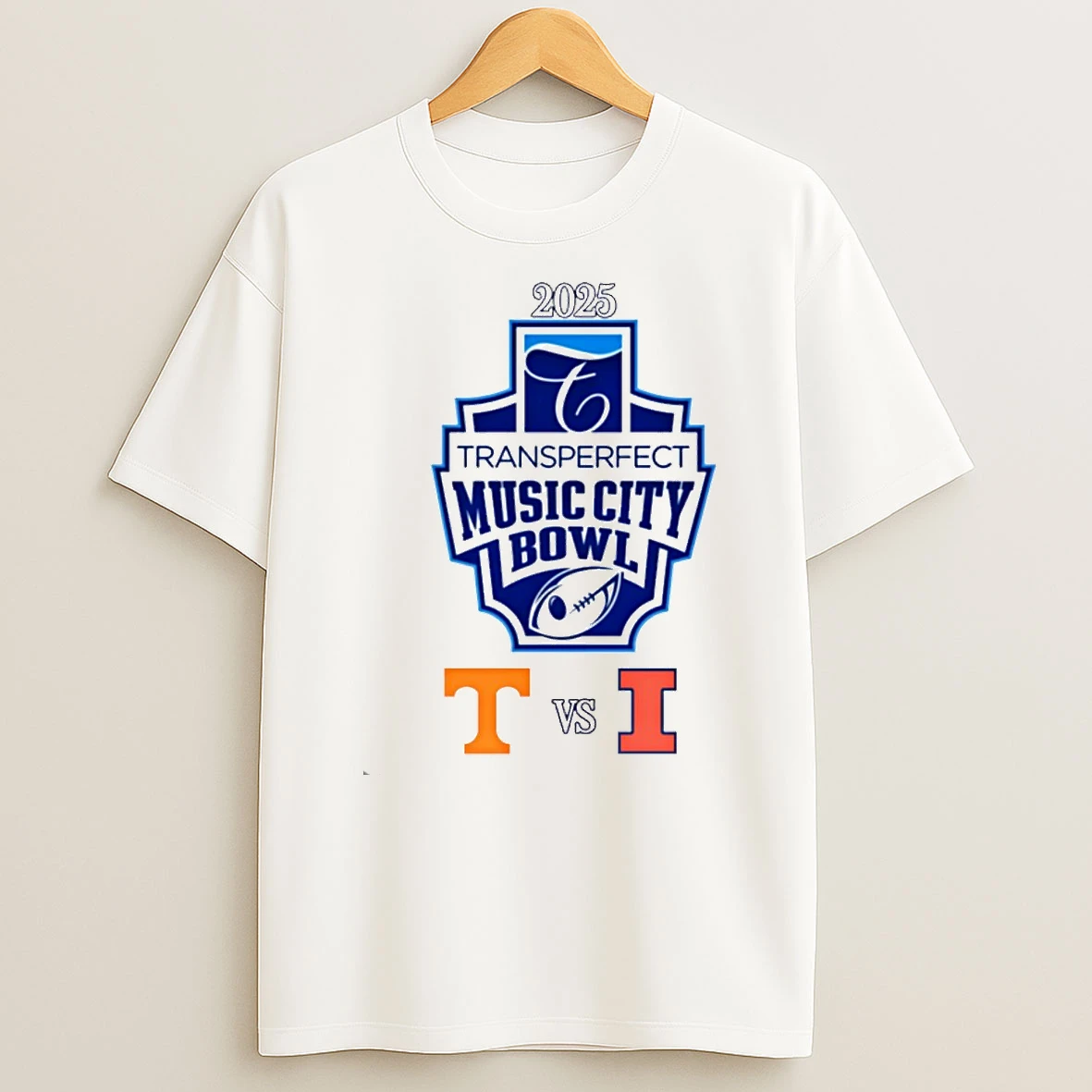 Tennessee Vs Illinois Music City Bowl Nissan Stadium Nashville Tenn Dec 30th 2025 Shirts