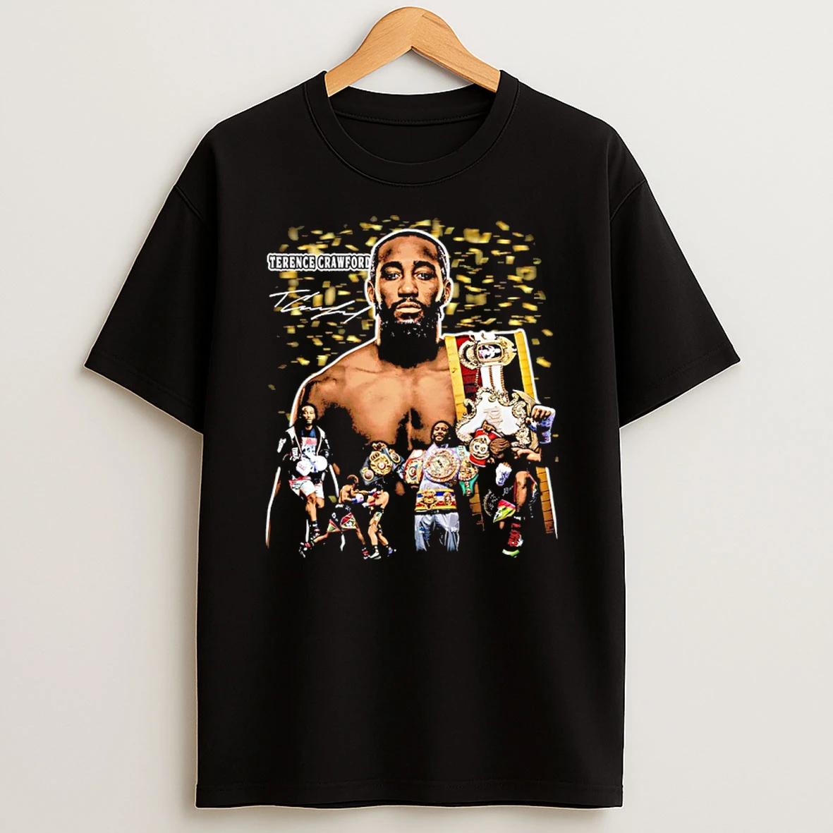 Terence Crawford Pound 4 Pound Signature Graphic Shirts