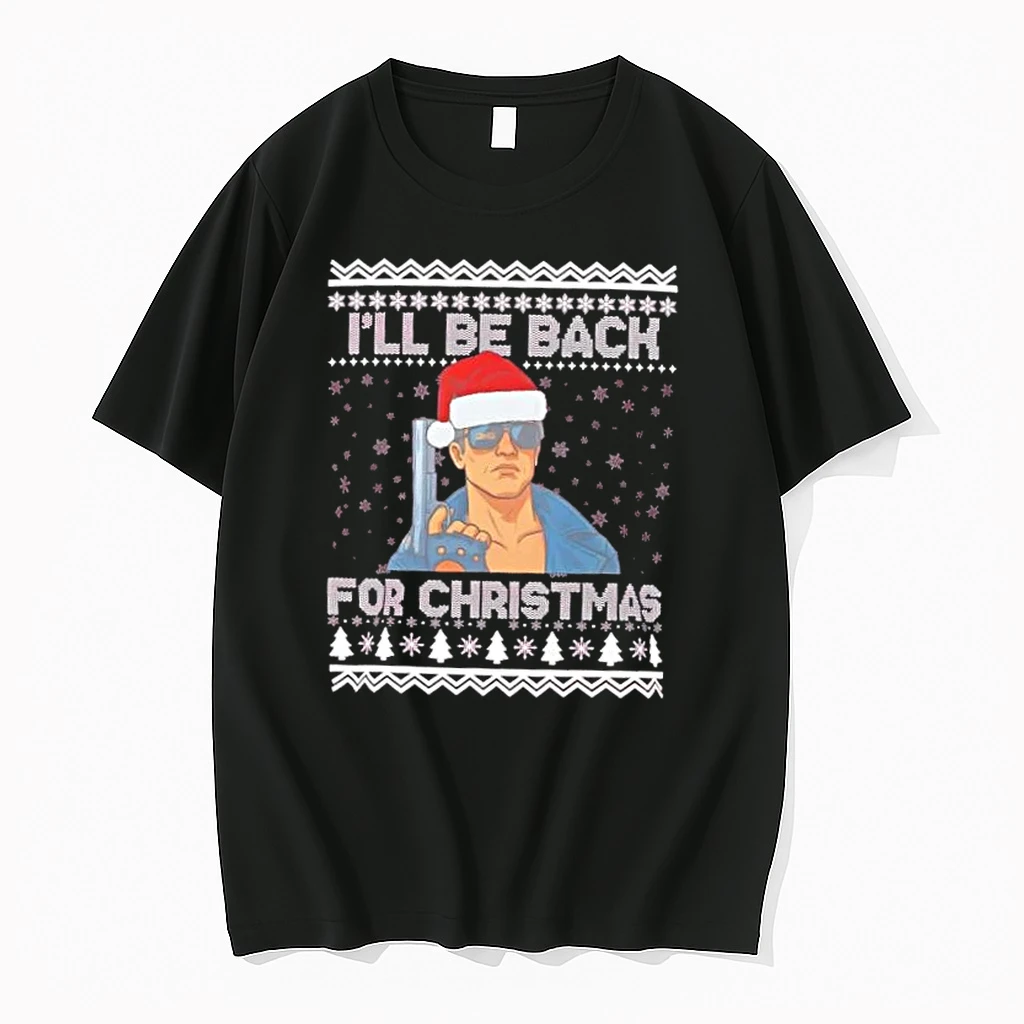 Terminator Santa Christmas Action Movie Shirts