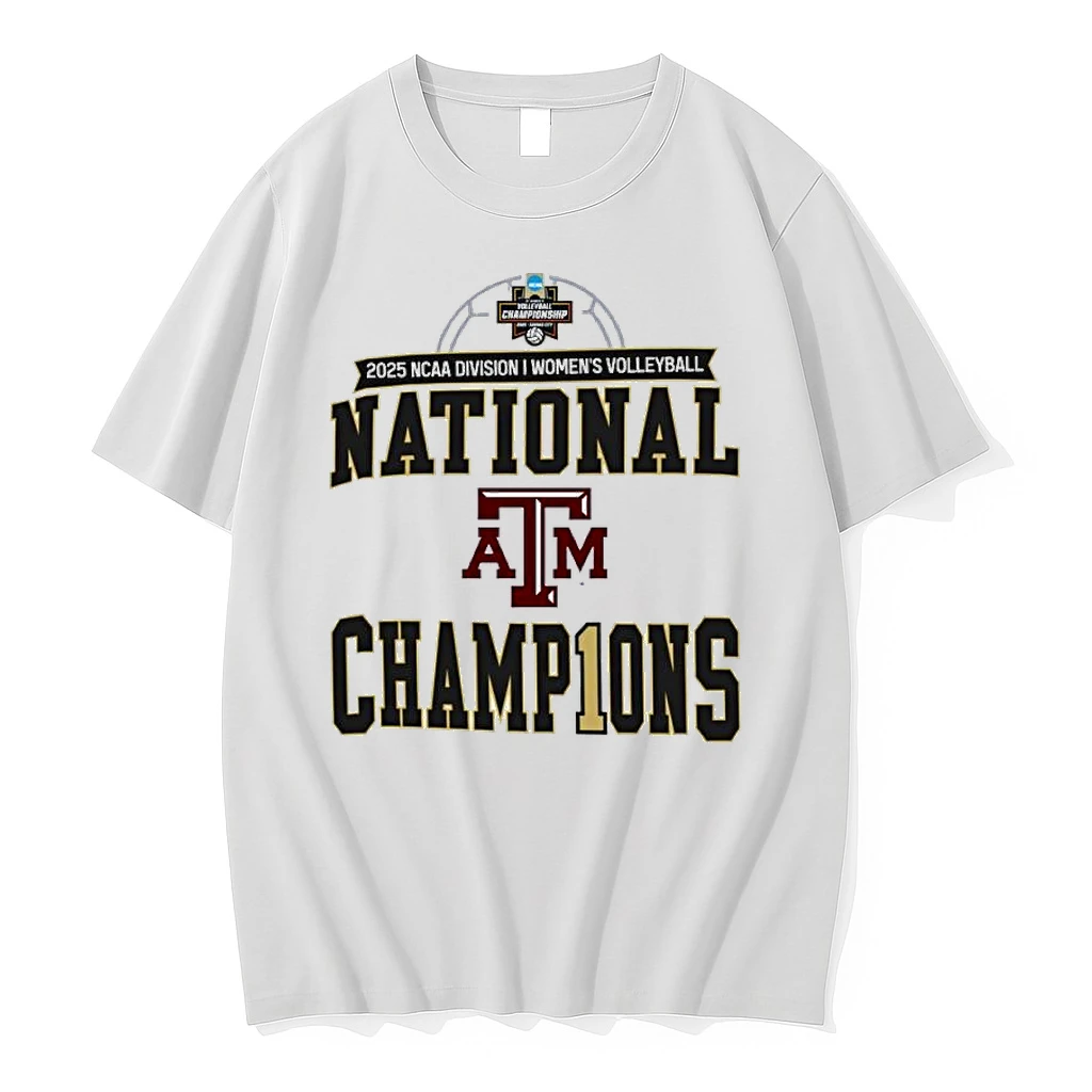 Texas Am Aggies 2025 Ncaa Division I Womens Volleyball National Champions Shirts
