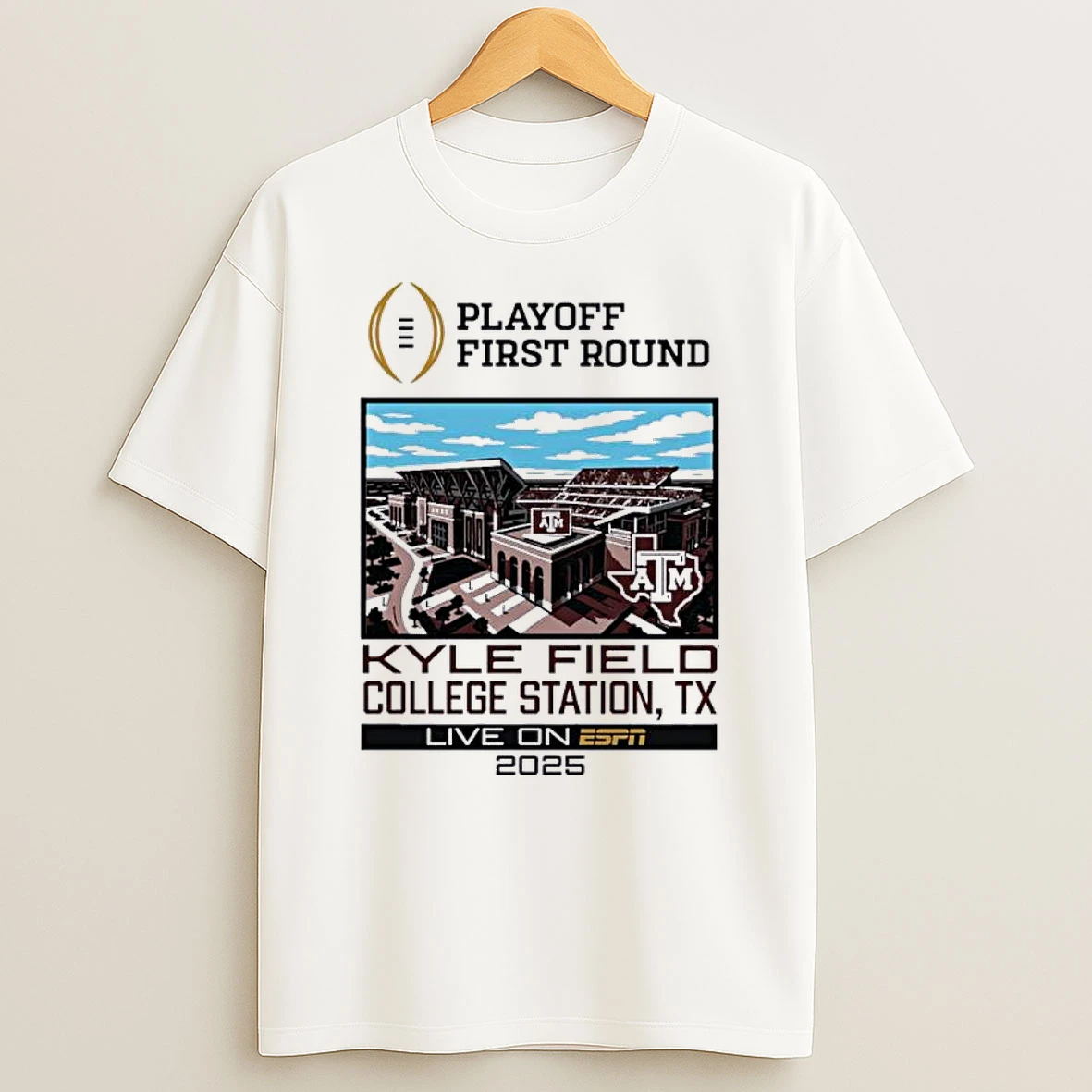 Texas Am Aggies Cfp 1st Round Live From Kyle Field Shirts