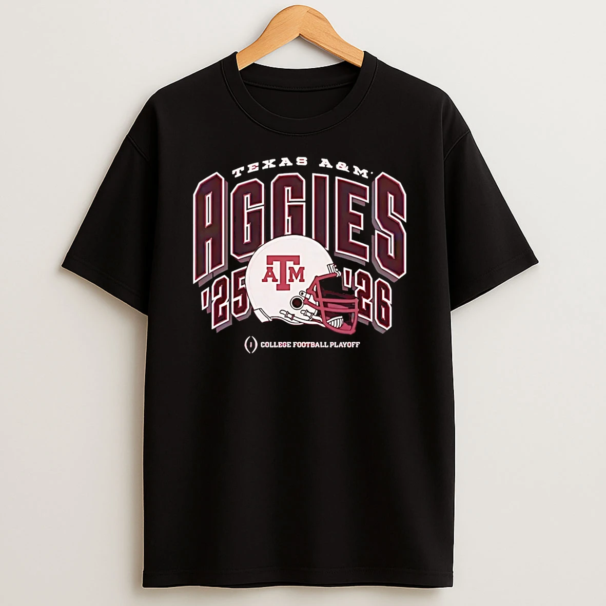 Texas Am Aggies Football 2025 Cfp Bound Helmet Shirts